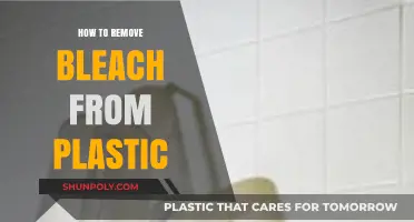 Effective Methods to Remove Bleach Stains from Plastic Surfaces