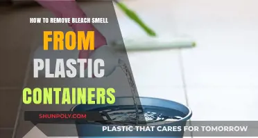 Eradicate Bleach Smell from Plastic Containers: A Quick Guide