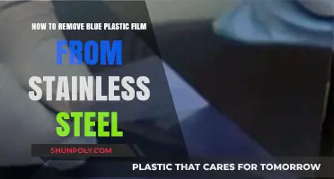 Easy Steps to Remove Blue Plastic Film from Stainless Steel Surfaces