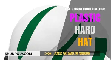 Effective Techniques to Safely Remove Bonded Decals from Plastic Hard Hats