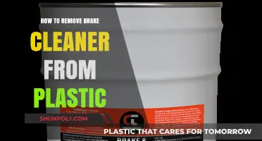 Effective Methods to Safely Remove Brake Cleaner from Plastic Surfaces