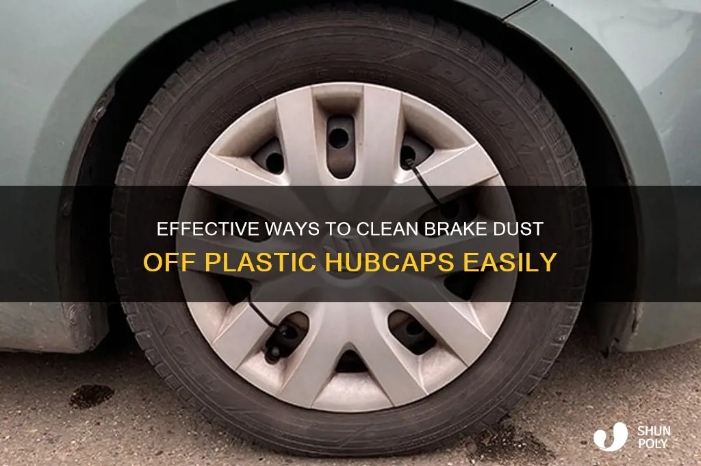 how to remove brake dust from plastic hubcaps