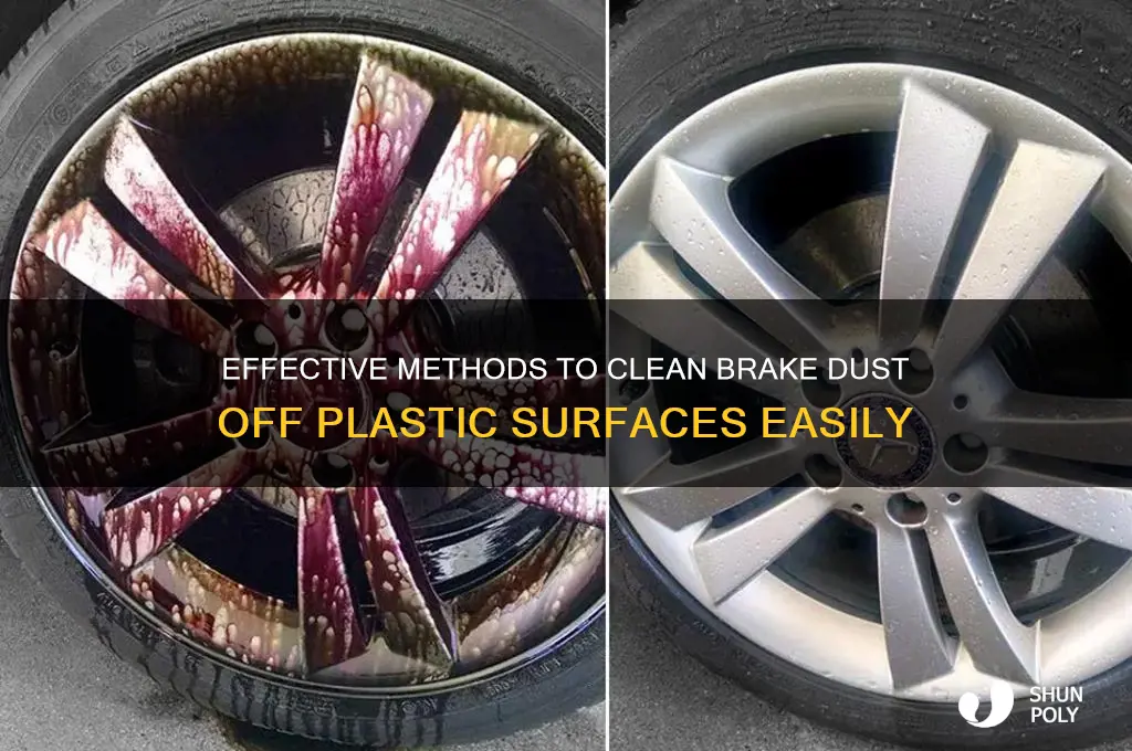 how to remove brake dust from plastic