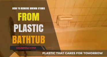 Effective Ways to Remove Brown Stains from Your Plastic Bathtub