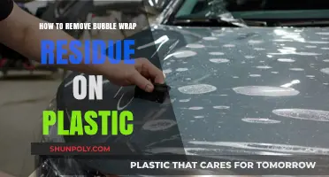 Easy Tips to Remove Bubble Wrap Residue from Plastic Surfaces
