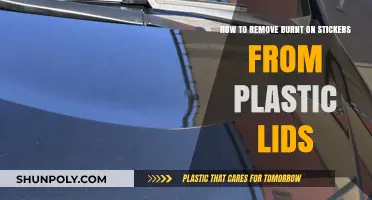 Effortless Ways to Remove Burnt-On Stickers from Plastic Lids