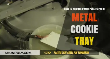 Effective Methods to Remove Burnt Plastic from Metal Cookie Trays