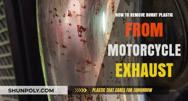 Effective Methods to Remove Burnt Plastic from Motorcycle Exhaust Pipes