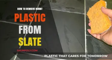 Effective Methods to Remove Burnt Plastic from Slate Surfaces