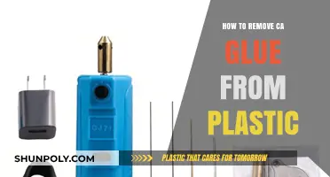 Effective Methods to Safely Remove CA Glue from Plastic Surfaces