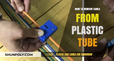 Easy Steps to Remove Cable from Plastic Tubing Safely and Efficiently