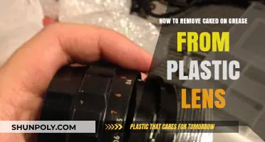 Effective Methods to Clean Caked-On Grease from Plastic Lenses