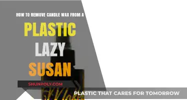 Easy Steps to Remove Candle Wax from Your Plastic Lazy Susan