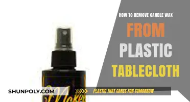 Quickly Clean Candle Wax Off Plastic Tablecloths: Simple Removal Tips