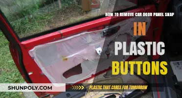 Easy Guide to Removing Car Door Panel Snap-In Plastic Buttons