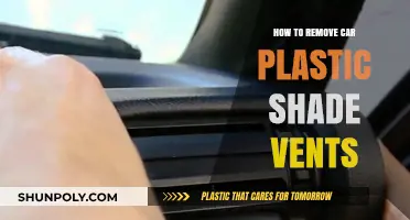 Easy Steps to Remove Car Plastic Shade Vents Safely and Effectively