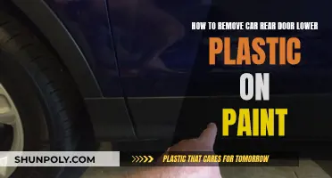 Removing Car Rear Door Plastic: Paint Protection Tips