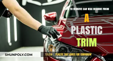 Effective Methods to Remove Car Wax Residue from Plastic Trim