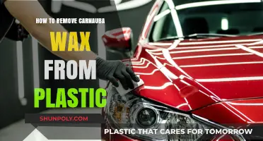Effective Methods to Remove Carnauba Wax from Plastic Surfaces
