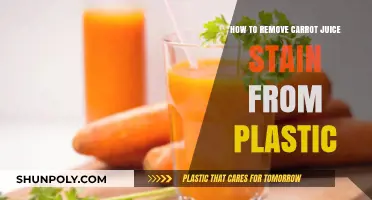 Effective Ways to Remove Carrot Juice Stains from Plastic Surfaces
