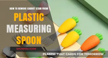 Quick Fix: Removing Carrot Stains from Plastic Measuring Spoons