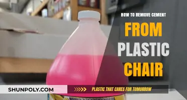 Effective Methods to Remove Cement from Plastic Chairs Easily