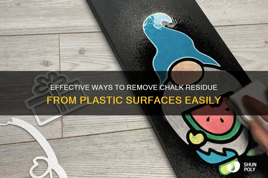 how to remove chalk from plastic