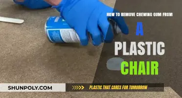 Quickly Remove Chewing Gum from Plastic Chairs: Easy Cleaning Tips