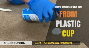 Effective Ways to Remove Chewing Gum from Plastic Cups Easily