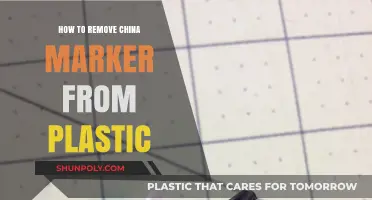 Effective Methods to Remove China Marker Stains from Plastic Surfaces