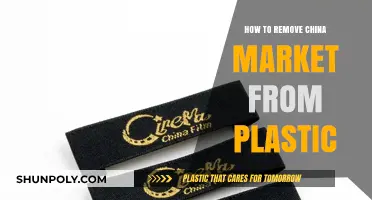 Effective Ways to Eliminate China Market Labels from Plastic Items