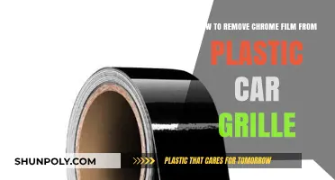 Easy Steps to Remove Chrome Film from Plastic Car Grilles