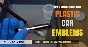Easy DIY Guide: Removing Chrome from Plastic Car Emblems Safely