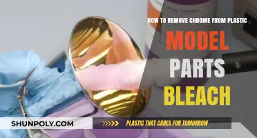 Bleach Method: Safely Removing Chrome from Plastic Model Parts