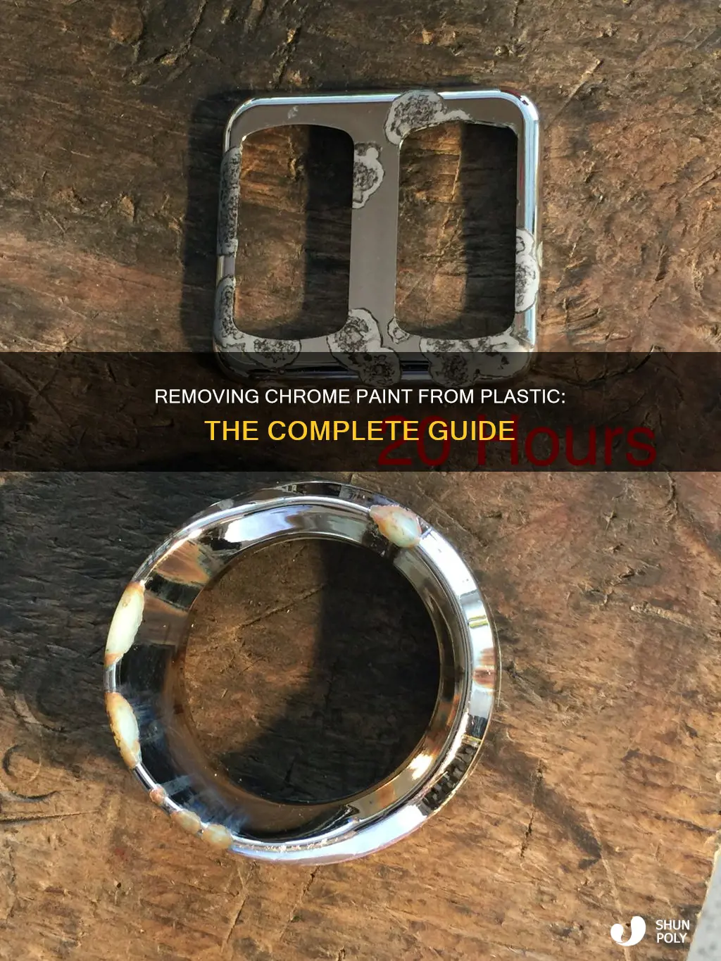 how to remove chrome paint from plastic