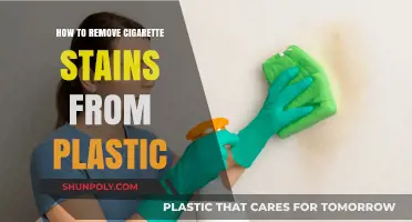 Effective Methods to Remove Cigarette Stains from Plastic Surfaces