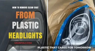 Easy Steps to Remove Clear Coat from Plastic Headlights Safely