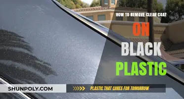 Removing Clear Coat from Black Plastic: A Step-by-Step Guide