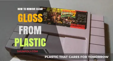 Effective Methods to Remove Clear Gloss from Plastic Surfaces