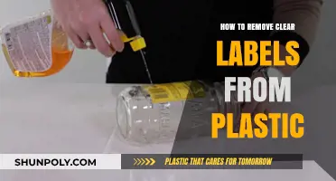 Effortless Ways to Remove Clear Labels from Plastic Surfaces