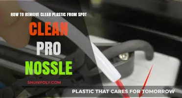 Quick Fix: Removing Clear Plastic from Spot Clean Pro Nozzle