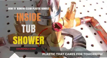 Easy Steps to Remove a Clear Plastic Tub Shower Handle
