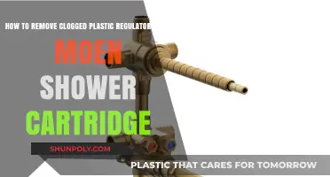 Fixing Moen Shower Cartridge: Removing Clogged Plastic Regulator Easily