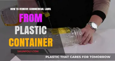 Easy DIY Guide: Removing Commercial Labels from Plastic Containers