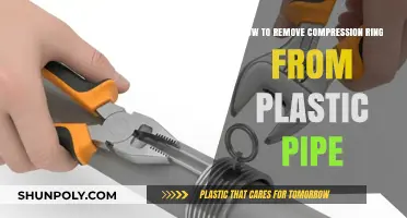Efficiently Removing Compression Rings from Plastic Pipes: A Step-by-Step Guide