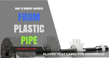 Effective Methods to Remove Concrete from Plastic Pipes Easily