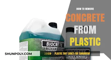 Effective Methods to Remove Concrete from Plastic Surfaces Easily