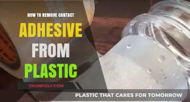 Effective Ways to Remove Contact Adhesive from Plastic Surfaces