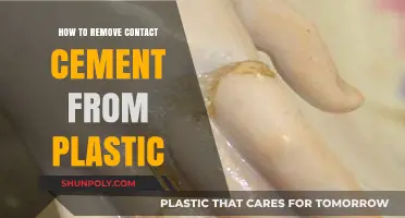 Effective Methods to Remove Contact Cement from Plastic Surfaces