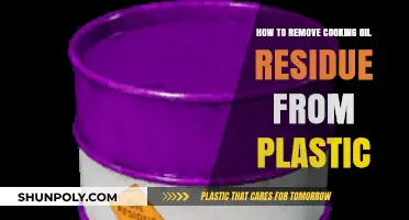 Effective Ways to Clean Cooking Oil Residue from Plastic Surfaces